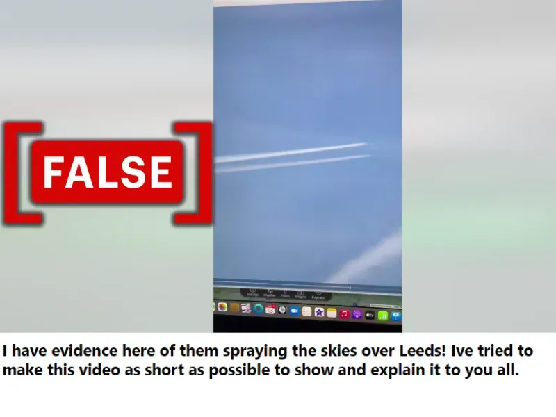 Aircraft over Leeds, U.K., were conducting surveys, not spraying chemicals